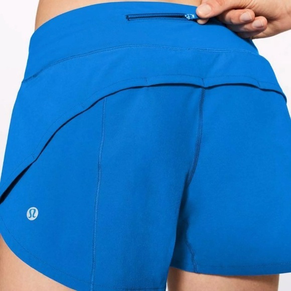 lululemon athletica Pants - NWT AMLF LULULEMON SPEED UP SHORTS - - Size 4 Blue